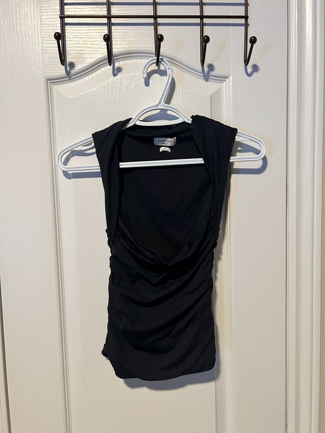 Aritzia Contour Sleeveless Top XS Black