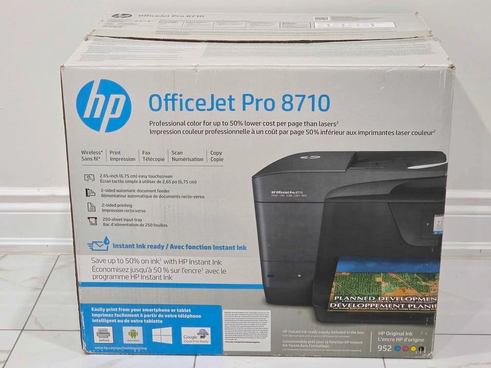 HP OfficeJet Pro 8710 All-in-One Printer w/ New Ink - photo 5