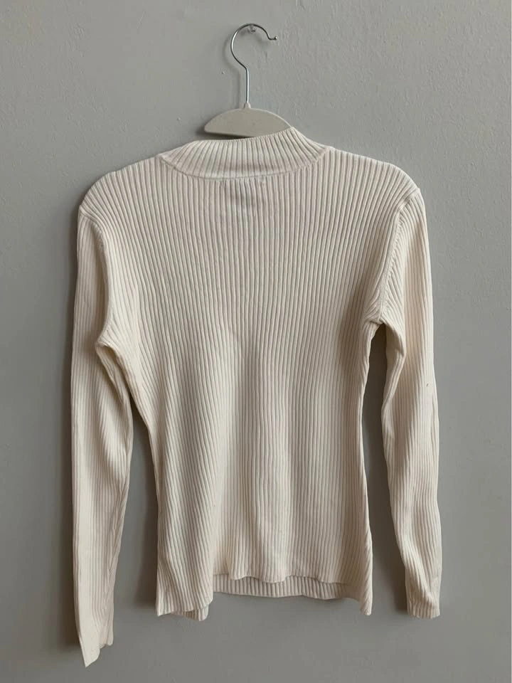 Cream long sleeve top from H&M - photo 2