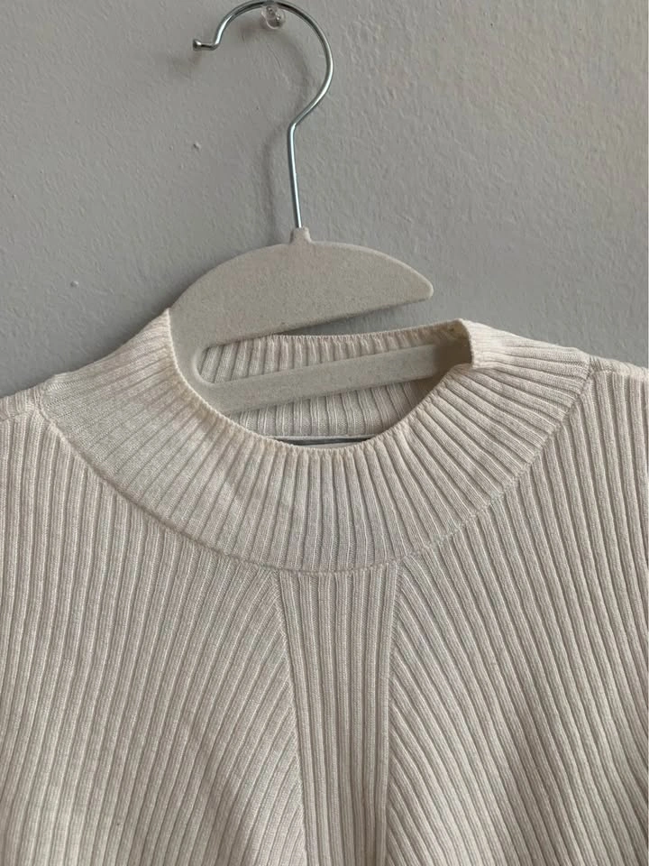 Cream long sleeve top from H&M - photo 3