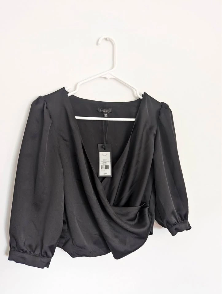 Satin crop top
