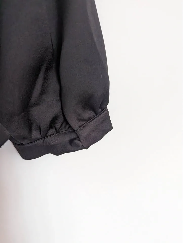Satin crop top - photo 5