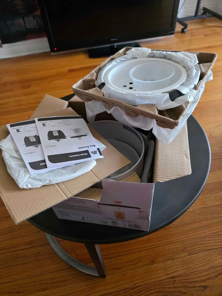 Ambiano 6-Cup Rice Cooker with Steamer (NEW in box) - photo 3
