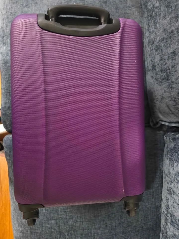 Jessica Simpson Hardside Carry-On Luggage - Purple & Rose Gold ( - photo 2