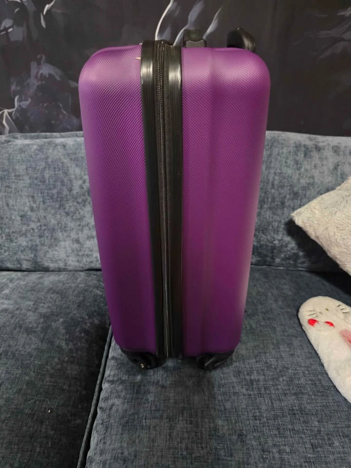 Jessica Simpson Hardside Carry-On Luggage - Purple & Rose Gold ( - photo 3