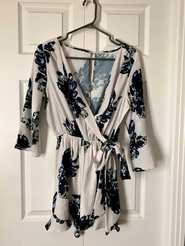 Floral romper dress