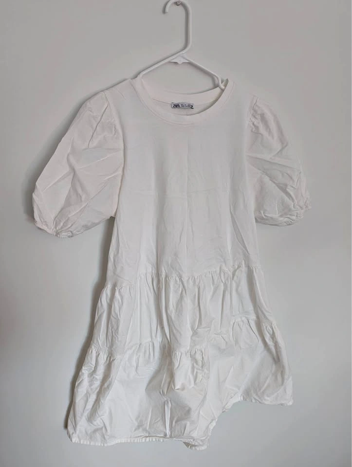 White Zara Dress Size L