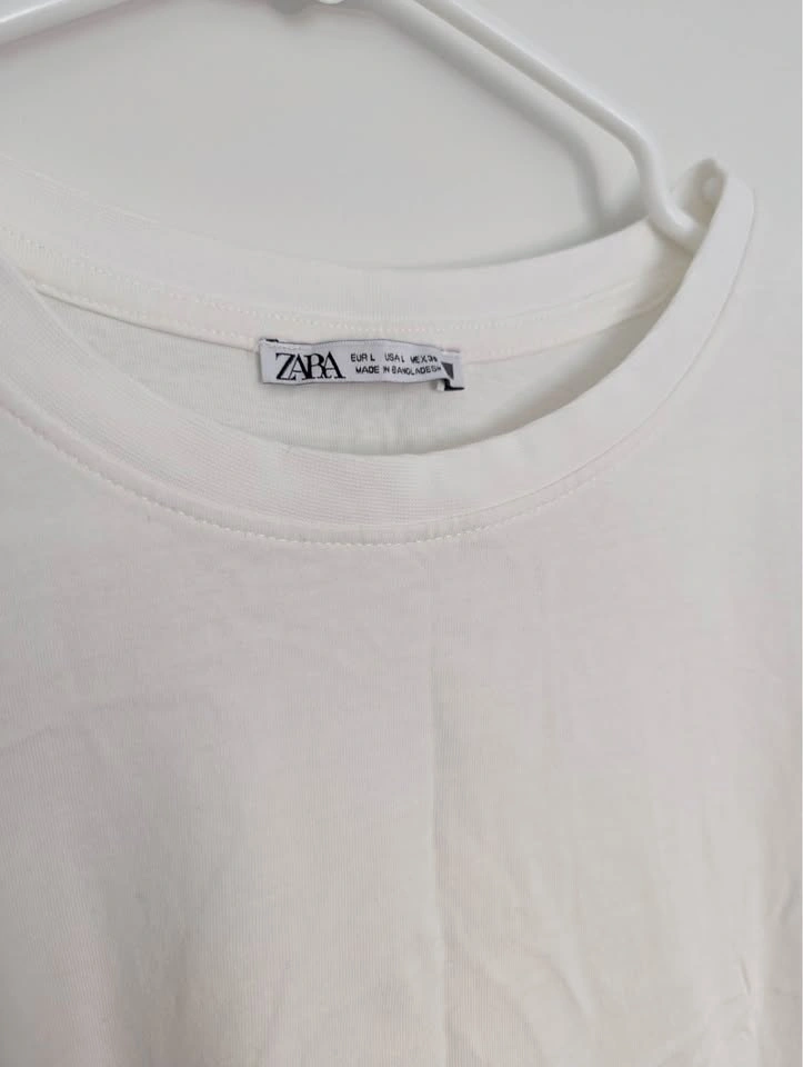 White Zara Dress Size L - photo 2