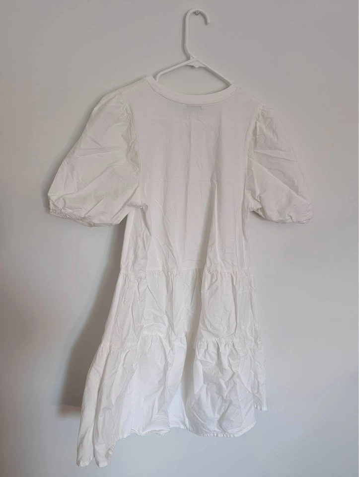 White Zara Dress Size L - photo 4