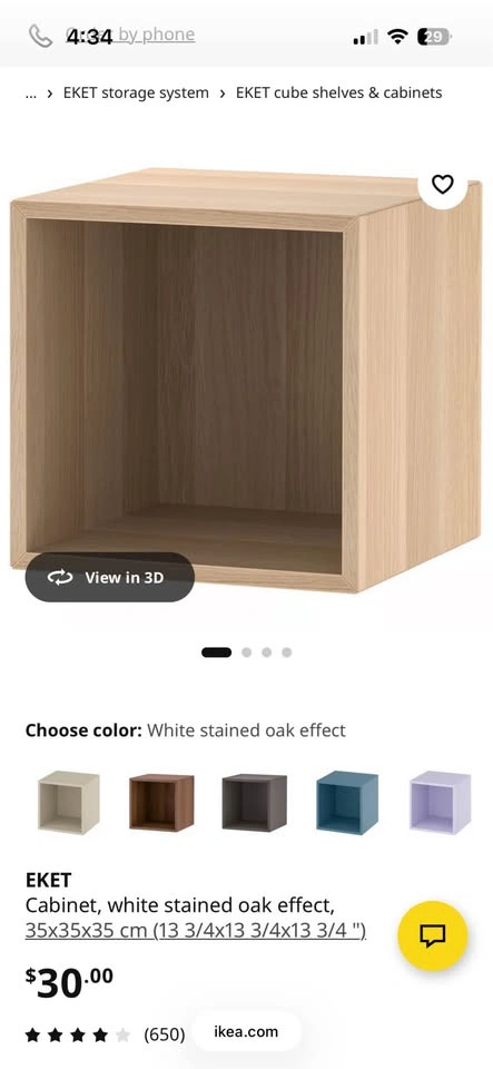 IKEA Eket Cabinet Cubes - photo 4