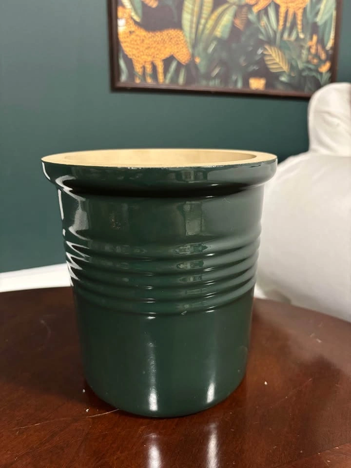 Pampered Chef Stoneware Collection Utensil Holder - photo 2