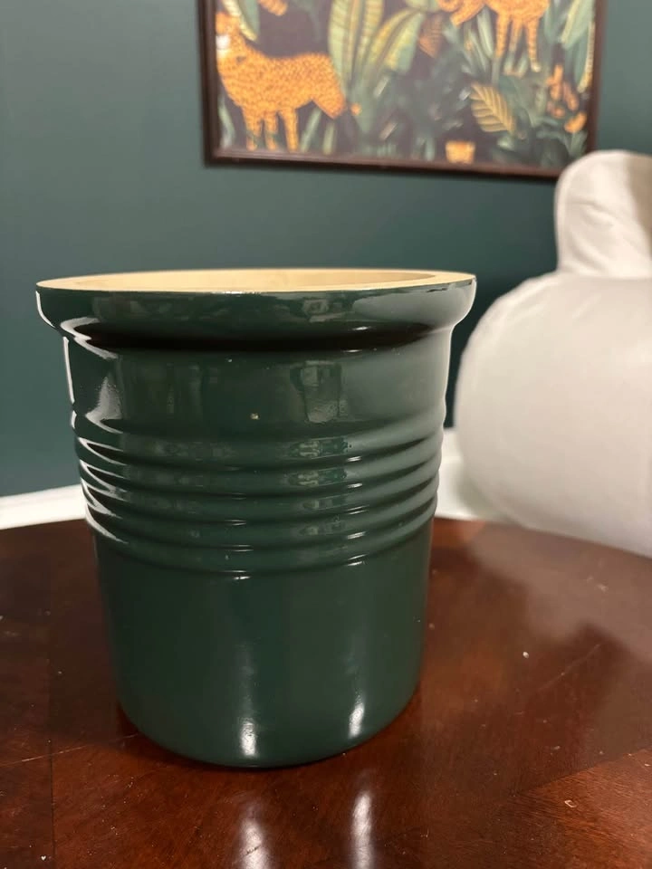 Pampered Chef Stoneware Collection Utensil Holder - photo 3
