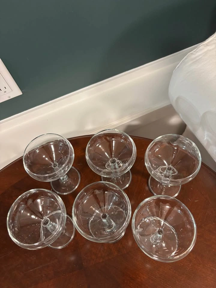 Champagne Coupe Glasses set of 6 - photo 3