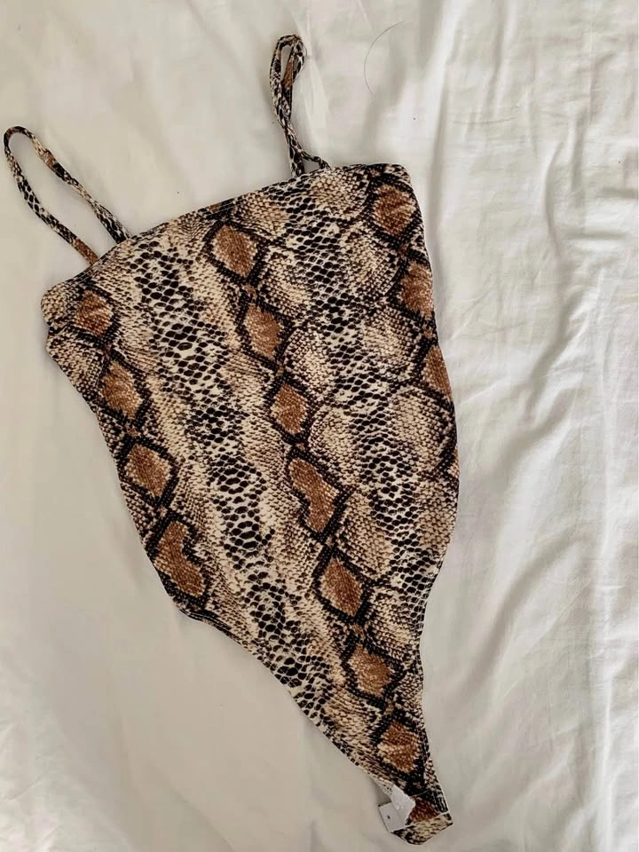 Snakeskin bodysuit