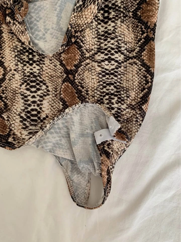 Snakeskin bodysuit - photo 4