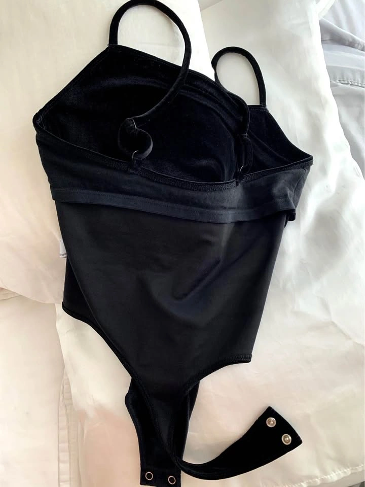 Velvet black bodysuit - photo 3