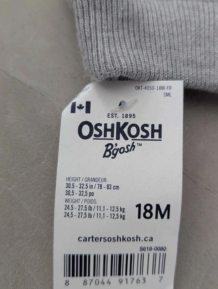 OshKosh B'gosh Baby Zip Up Hoodie 18m - photo 4