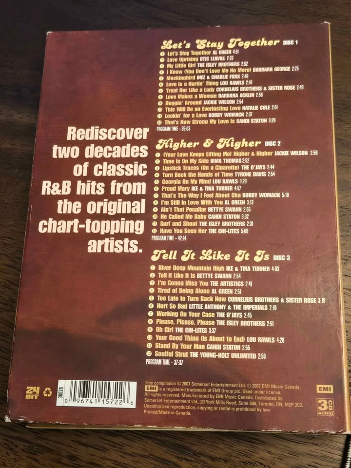 R&B: Classic Hits of the 60s & 70s (3 CD Set) - photo 3