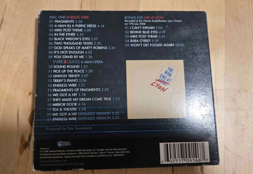 The Who - Endless Wire (CD) - photo 3