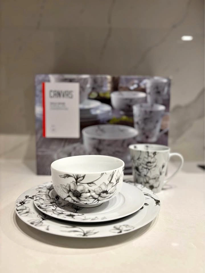 Porcelain Dinnerware - Wild Rose by CANVAS
