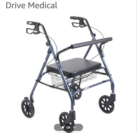 Extra Wide Seat Rollator By Drive - photo 2