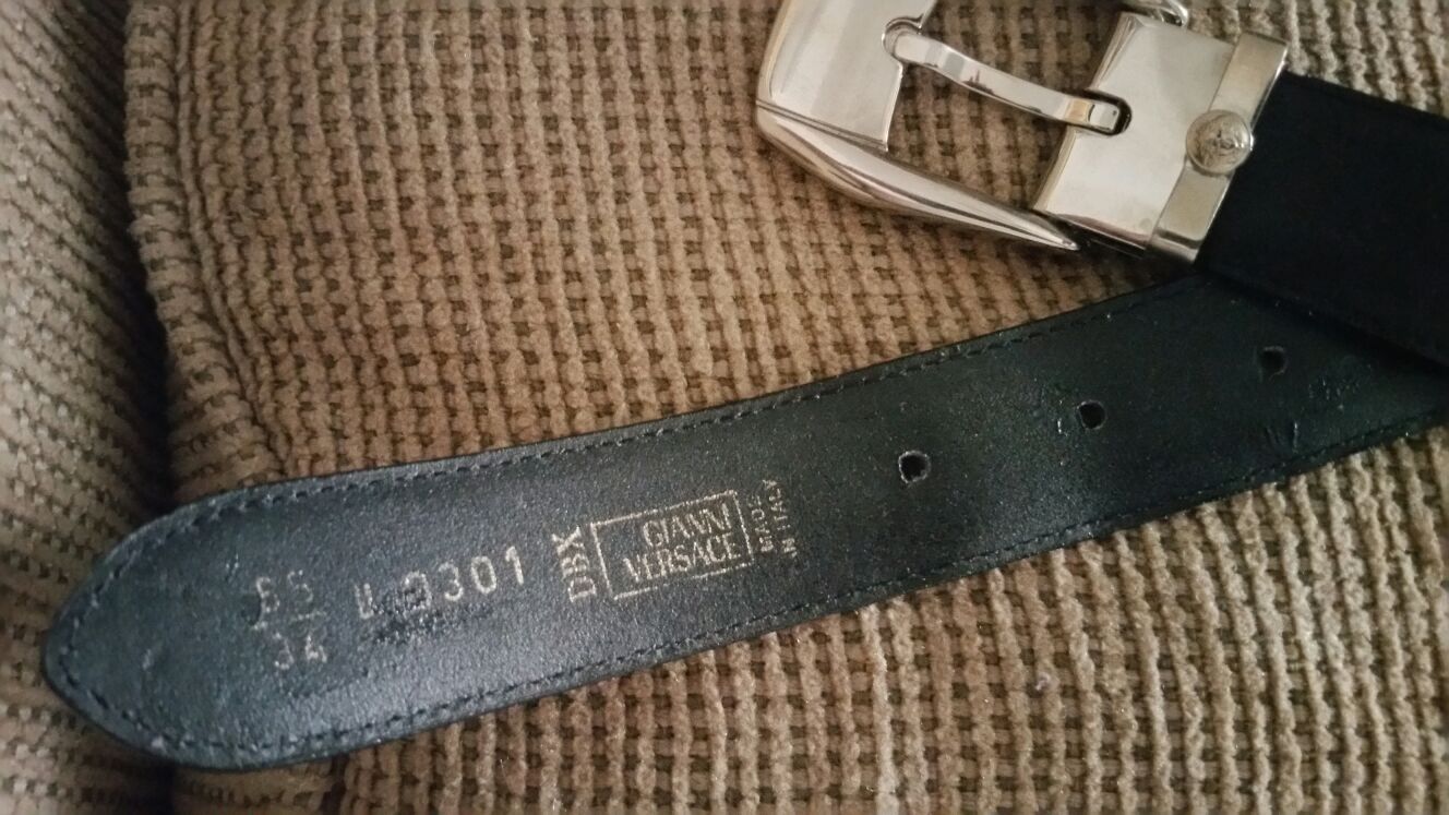 Gianni Versace Studded Belt - Size 34W