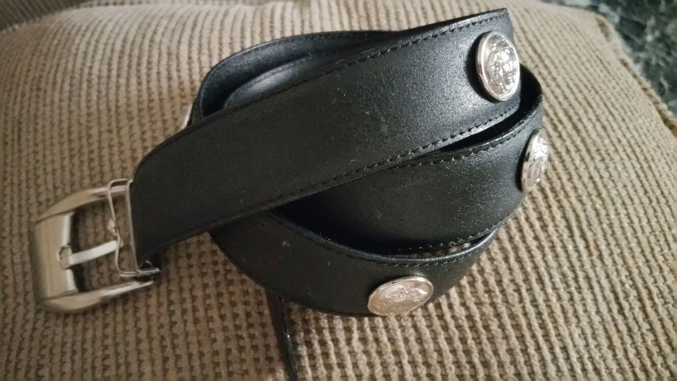 Gianni Versace Studded Belt - Size 34W - photo 2