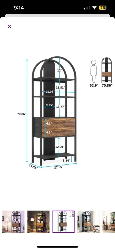 Book Shelf/Etagere Bookcase - photo 4