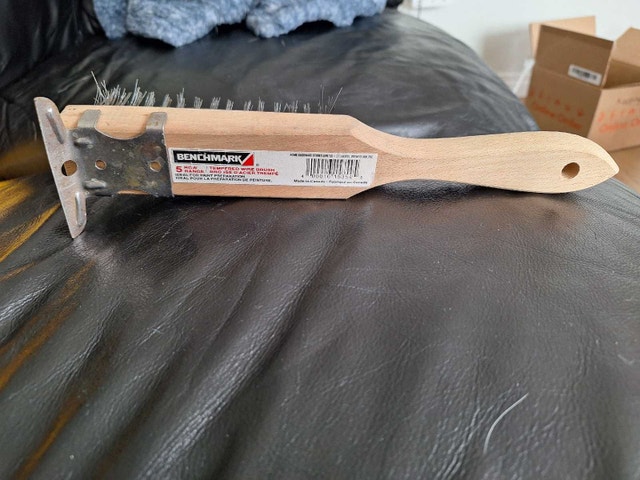 Benchmark Wire Brush with Scraper