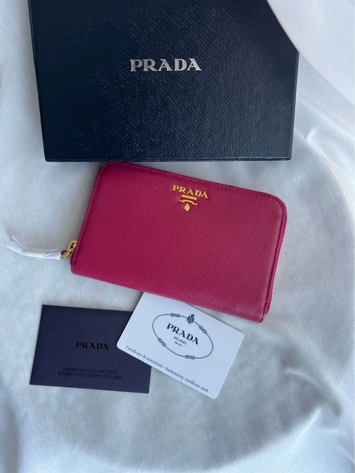Brand New Prada Saffiano Zip-Around Wallet - photo 2