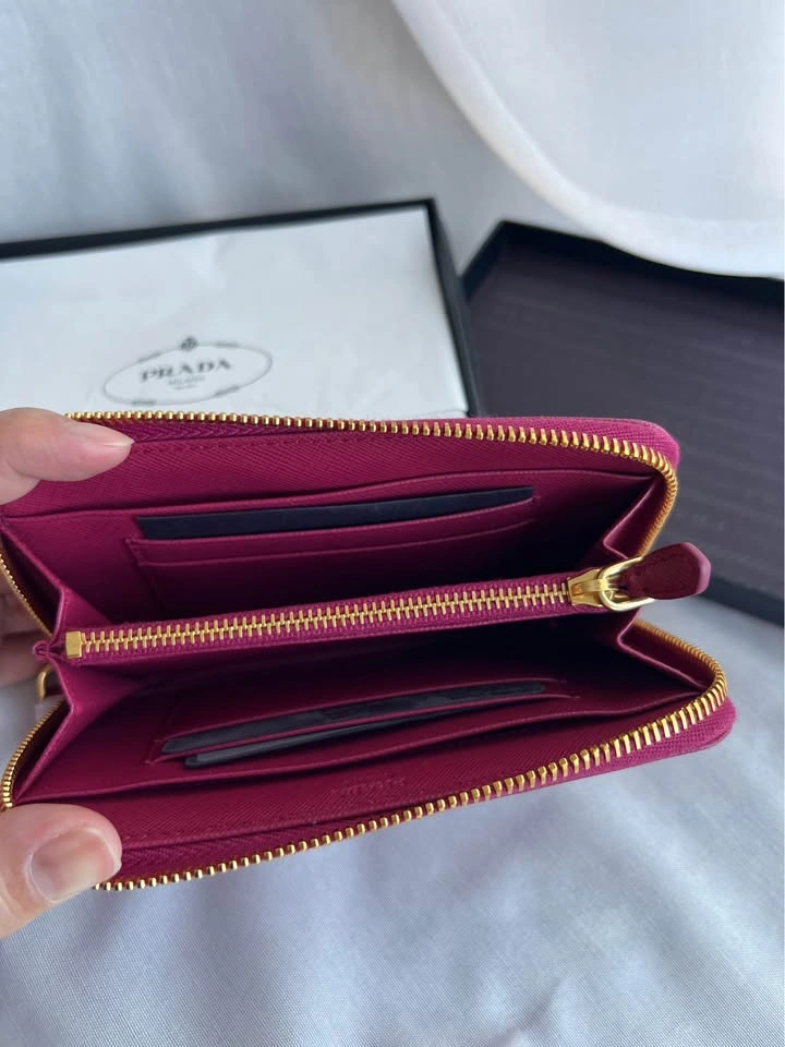 Brand New Prada Saffiano Zip-Around Wallet - photo 5