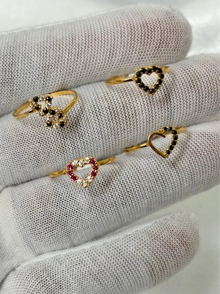22K Gold Rings for Ladies ( Size 6.5 & 7 available ) thumbnail
