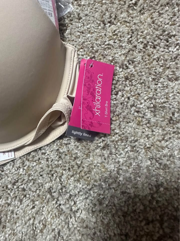 NEW Xhilaration T-Shirt Bras 38C Nude / White with Tags - photo 2