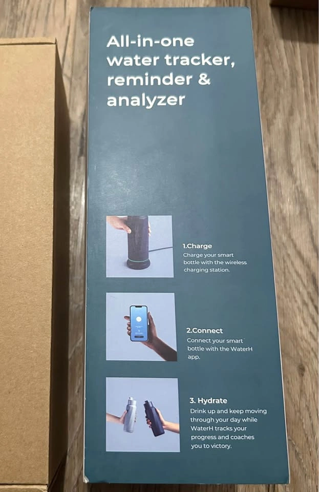 NEW WATER H +| Smart Water Bottle water tracker hydration AI - photo 3