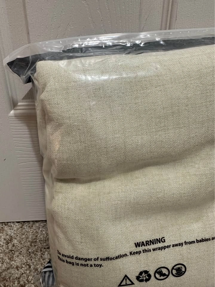 NEW 102” Linen Drapes Set Fresh Green - photo 3