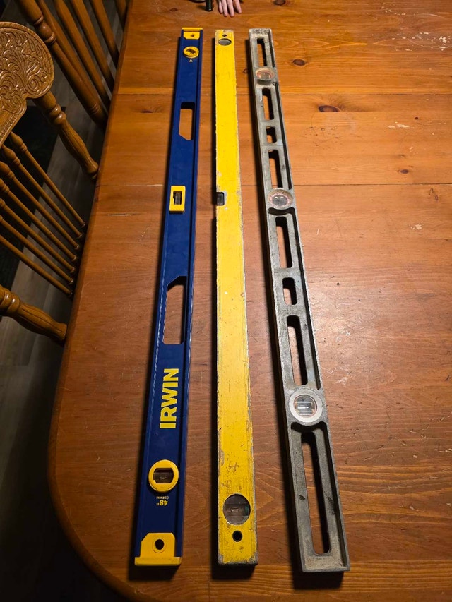 Three 48" Levels