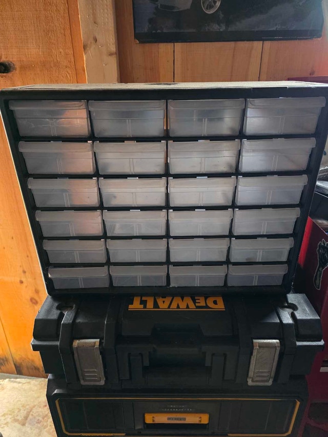 24 Drawer Plastic Parts Cabinet