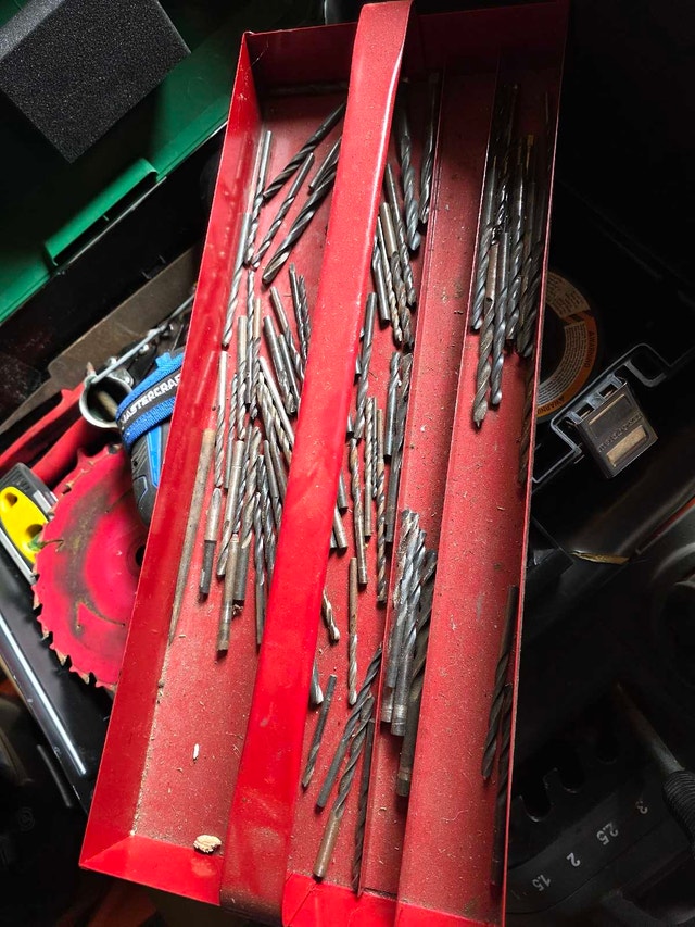 Tool Lot - Pliers, Screwdrivers, Drill Bits, Tape, Level & More - photo 3