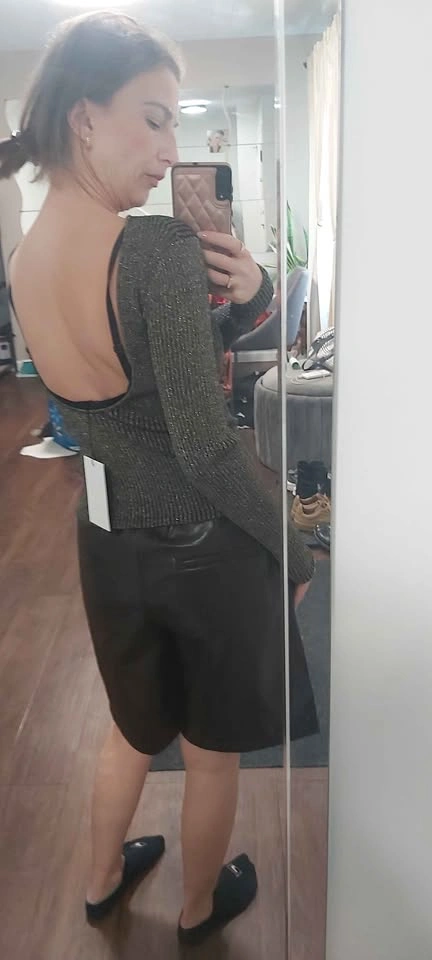 NEW ZARA open back top Size M - photo 2