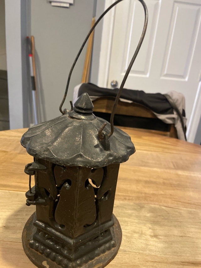 Vintage Japanese Cast Iron Candle Holder - photo 2