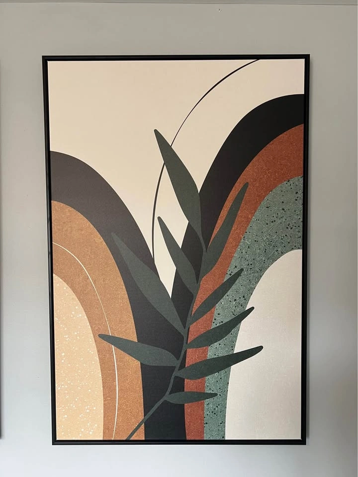 Modern Geometric Wall Art Prints Pair - photo 3