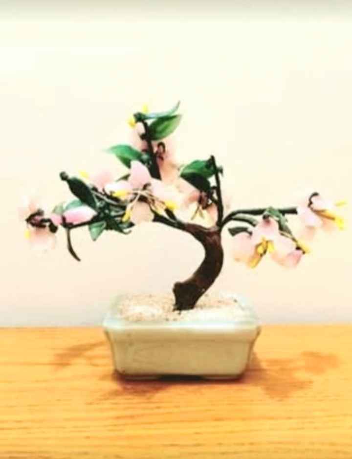 Decorative Hand Crafted Bonsai Sherry Blossom Tree - photo 4