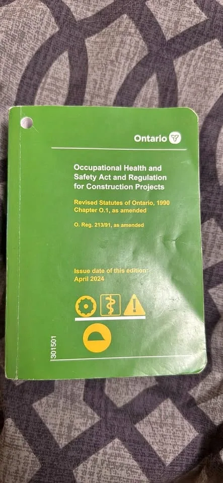 Ontario Health & Safety Act Construction Projects 2024