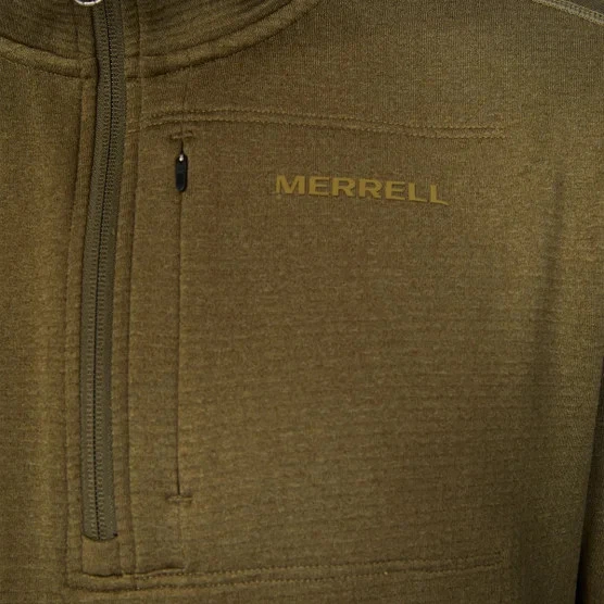 Merrell Men's 1/4 Zip Fleece Sweater - New - photo 4