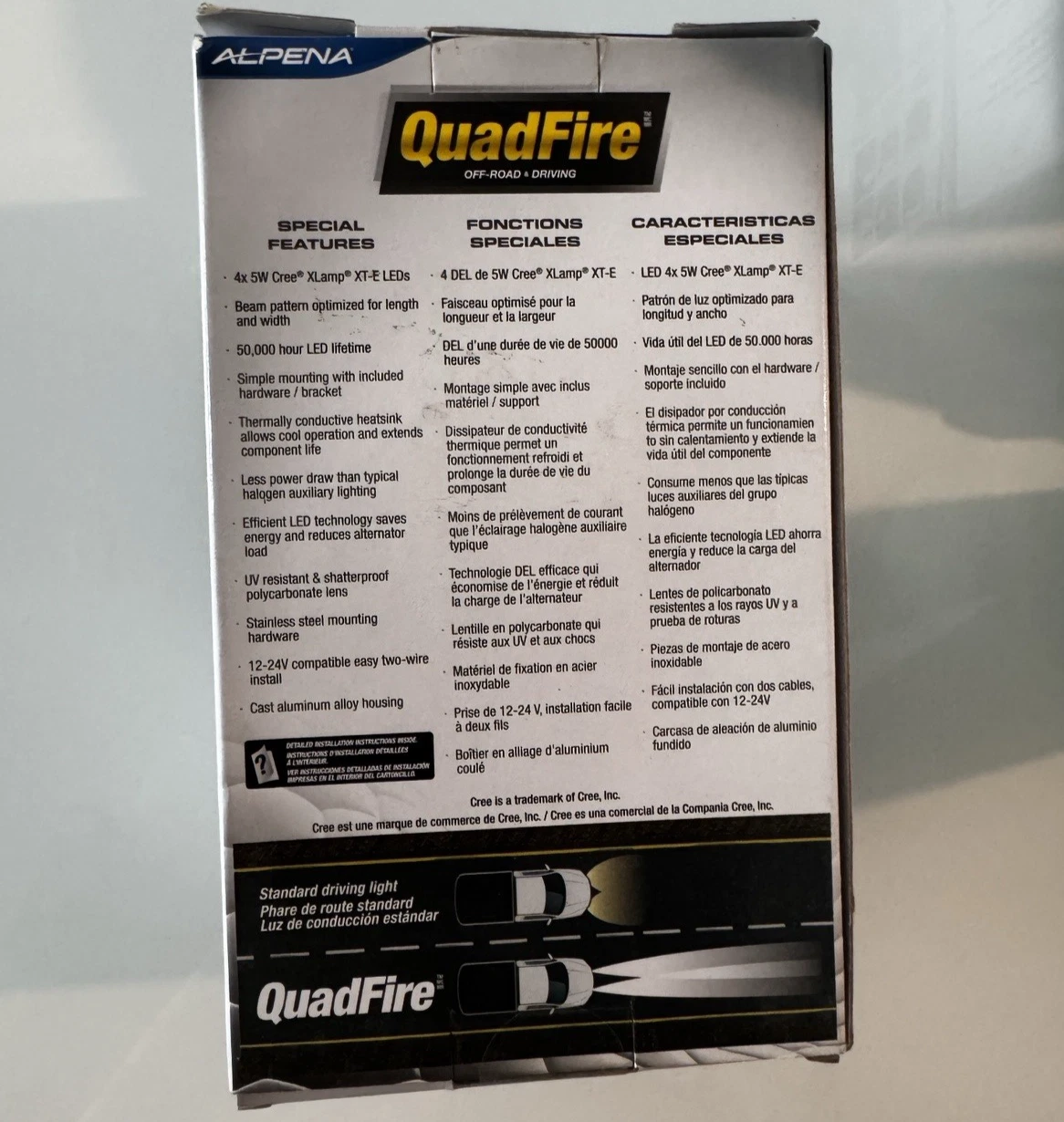 Alpena QuadFire LED Pod Light – 1500 Lumens (Item 70623) – New I - photo 3