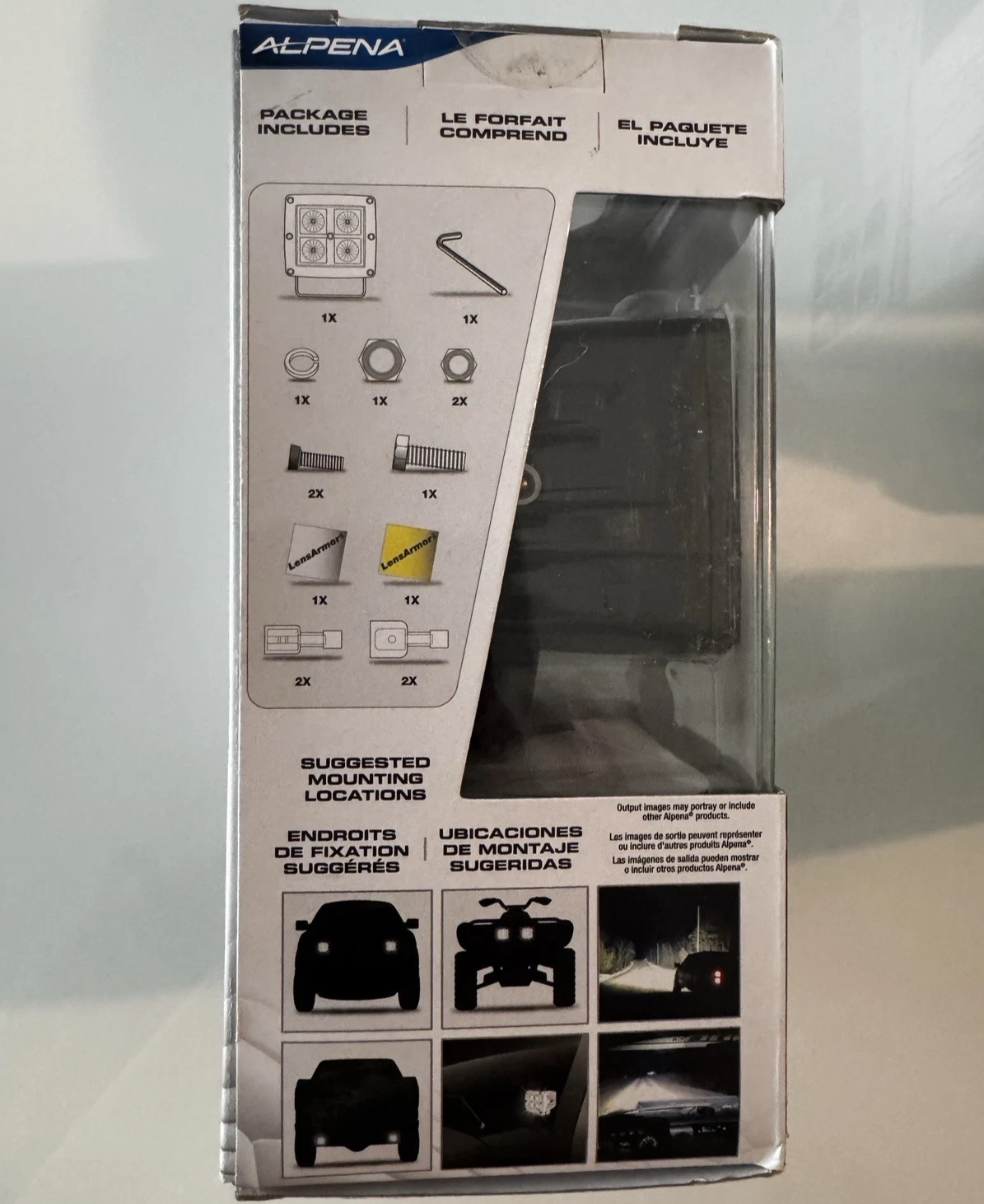 Alpena QuadFire LED Pod Light – 1500 Lumens (Item 70623) – New I - photo 4