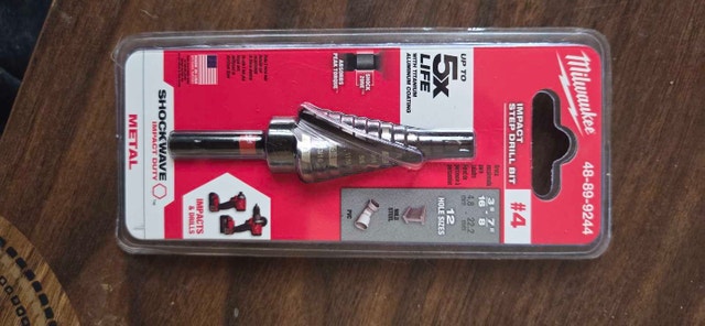 Milwaukee Step Drill Bit