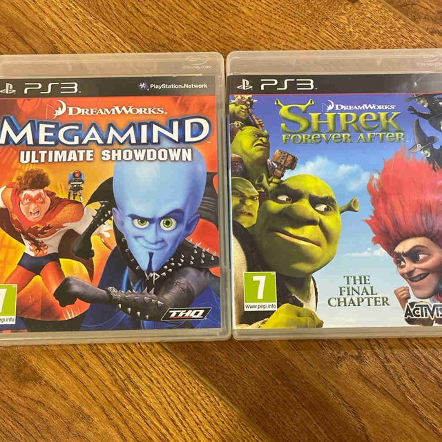 Megamind Ultimate Showdown & Shrek Forever After PS3 Games
