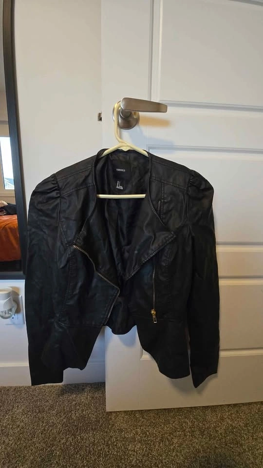 Faux Leather Jacket
