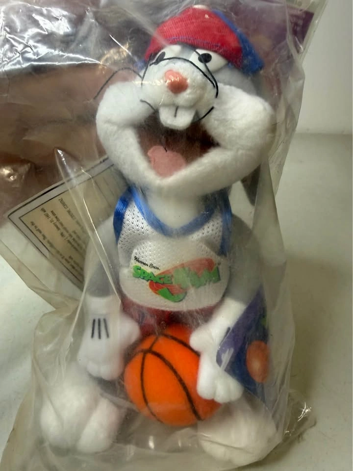 Warner Bros. Space Jam Bugs Bunny McDonald's Plush Toy 1996 - photo 3